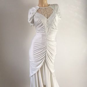 ❌ SOLD❌ Ice white disco dress